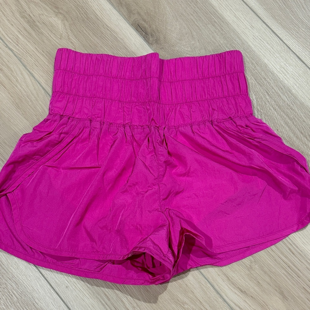 Free People Pink High-Waisted Shorts size XS